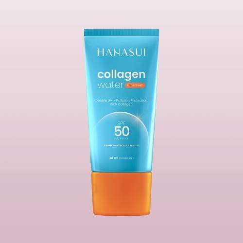 Review Hanasui Collagen Water Sunscreen SPF (90)NA18221700191(91)250209